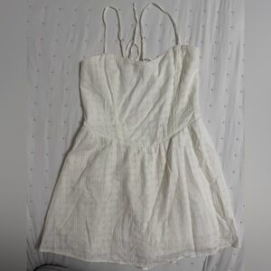 Hollister Strapless Cream Dress